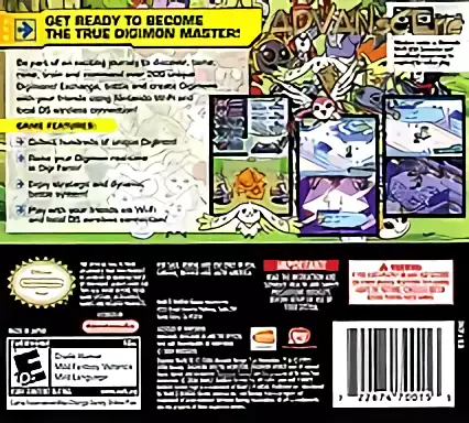 Image n° 2 - boxback : Digimon World DS